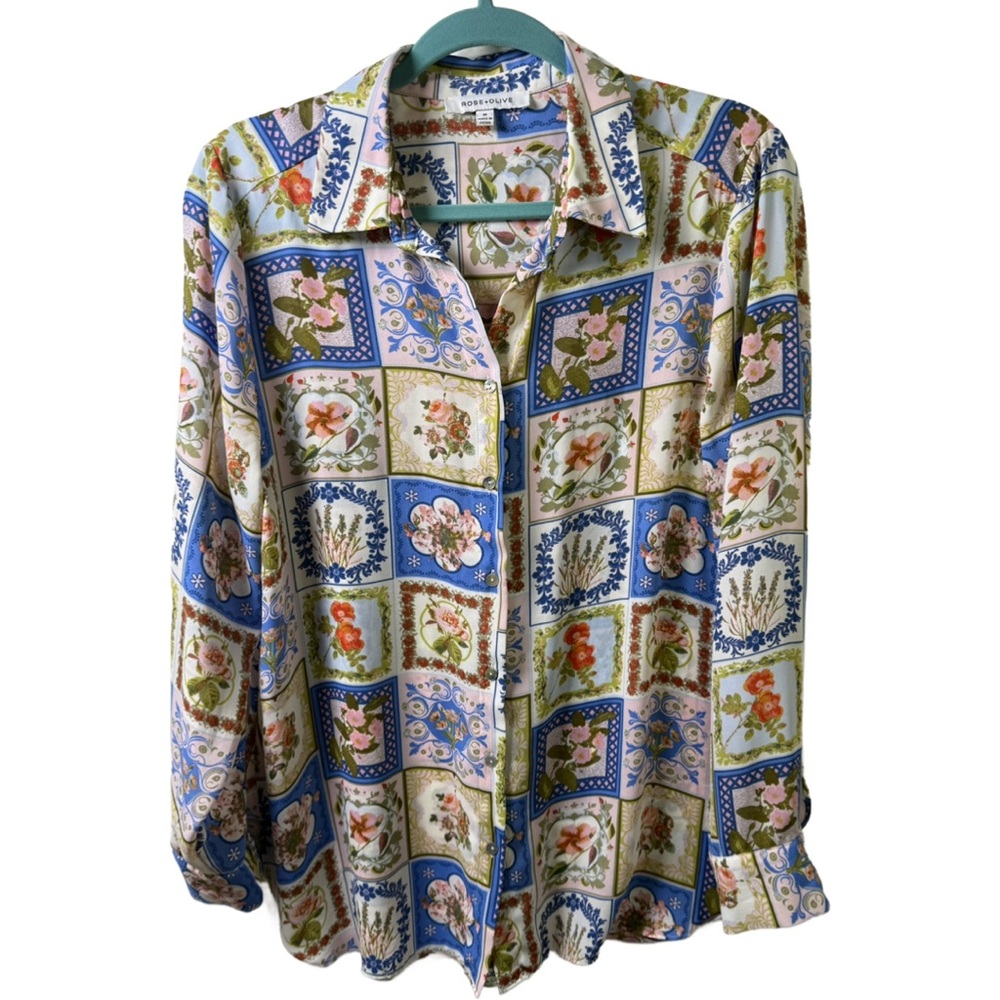 Rose & Olive Multicolor Floral Shirt